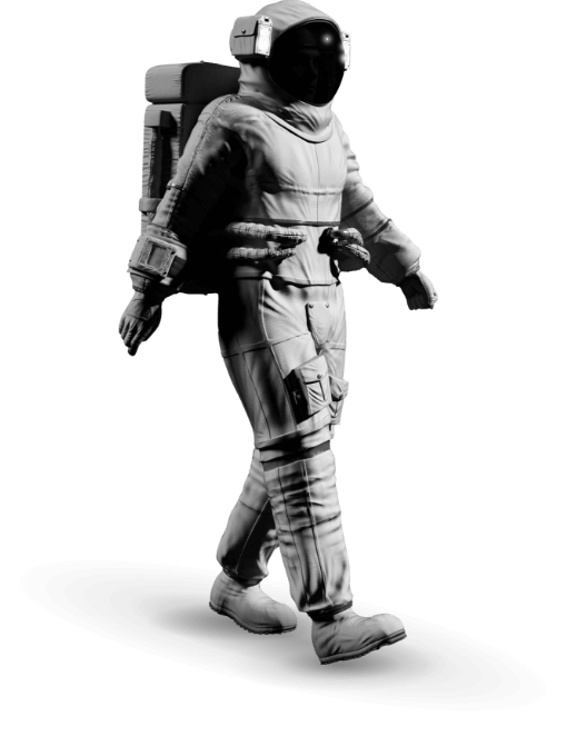 astronaut walk