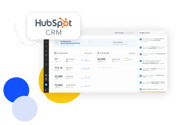 Hubspot CRM Dashboard