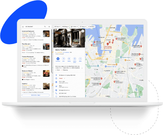 Google Business Profile Map View