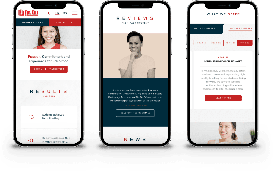 Dr Du Mobile Web Design