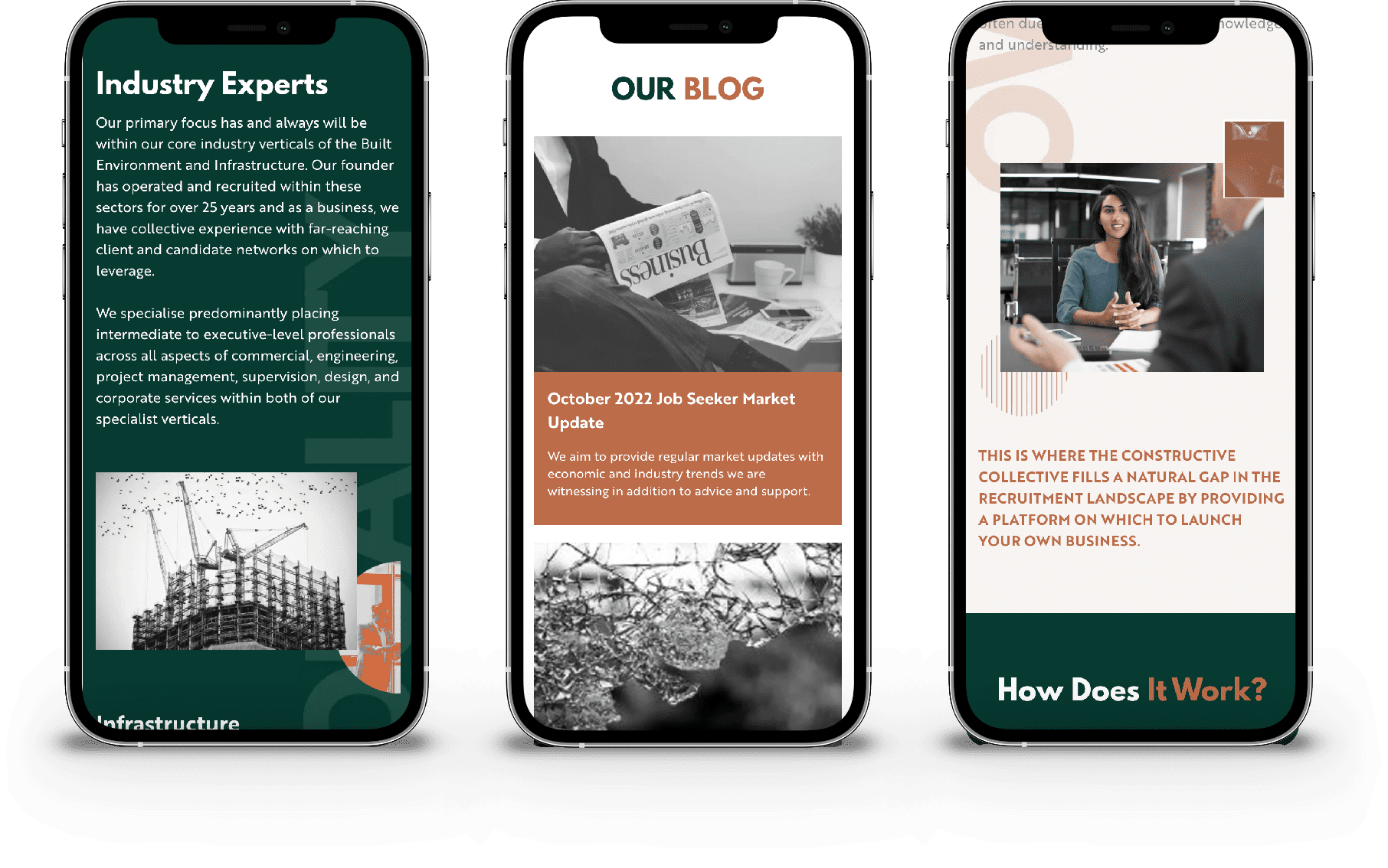 Constructive Collective Mobile Web Design