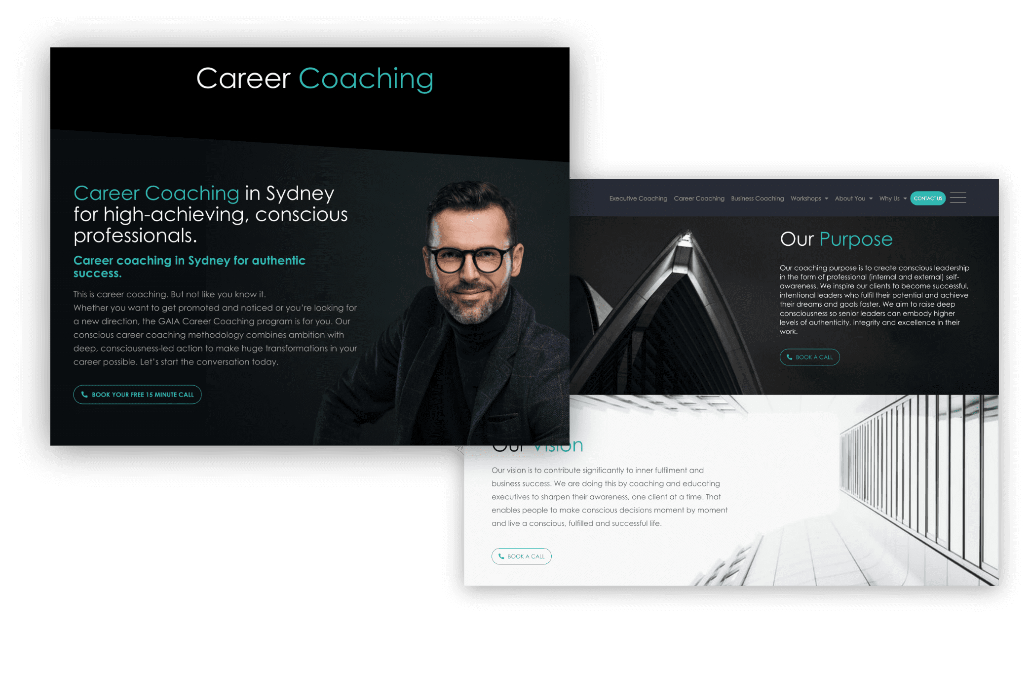 GAIA Coaching Web Design